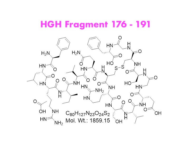 Právě si prohlížíte AOD-9604 a HGH Fragment 176-191